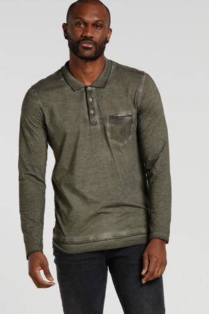 regular fit polo grijs