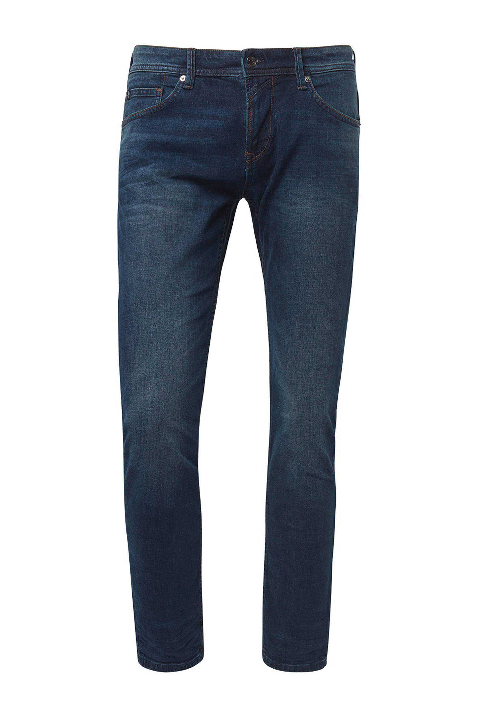 Tom Tailor slim fit jeans Piers dark stone wash denim online kopen