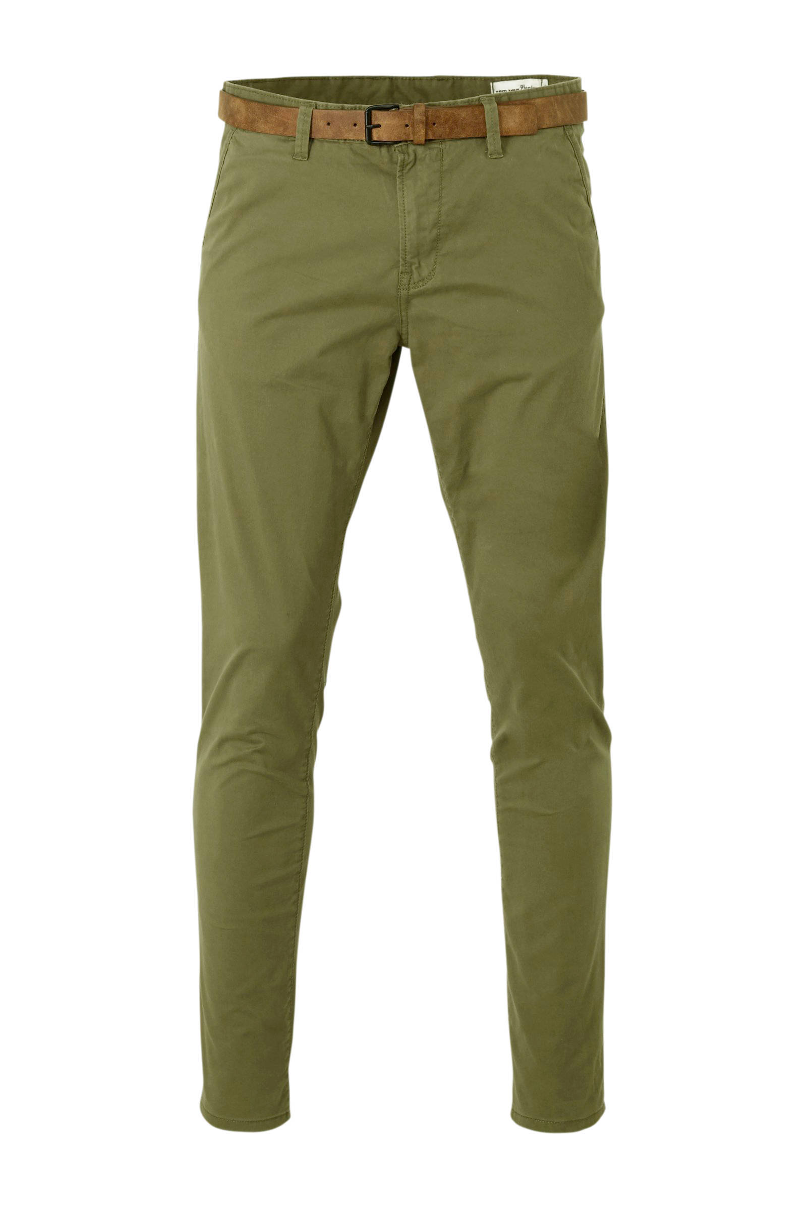 Tom Tailor slim fit chino groen | wehkamp