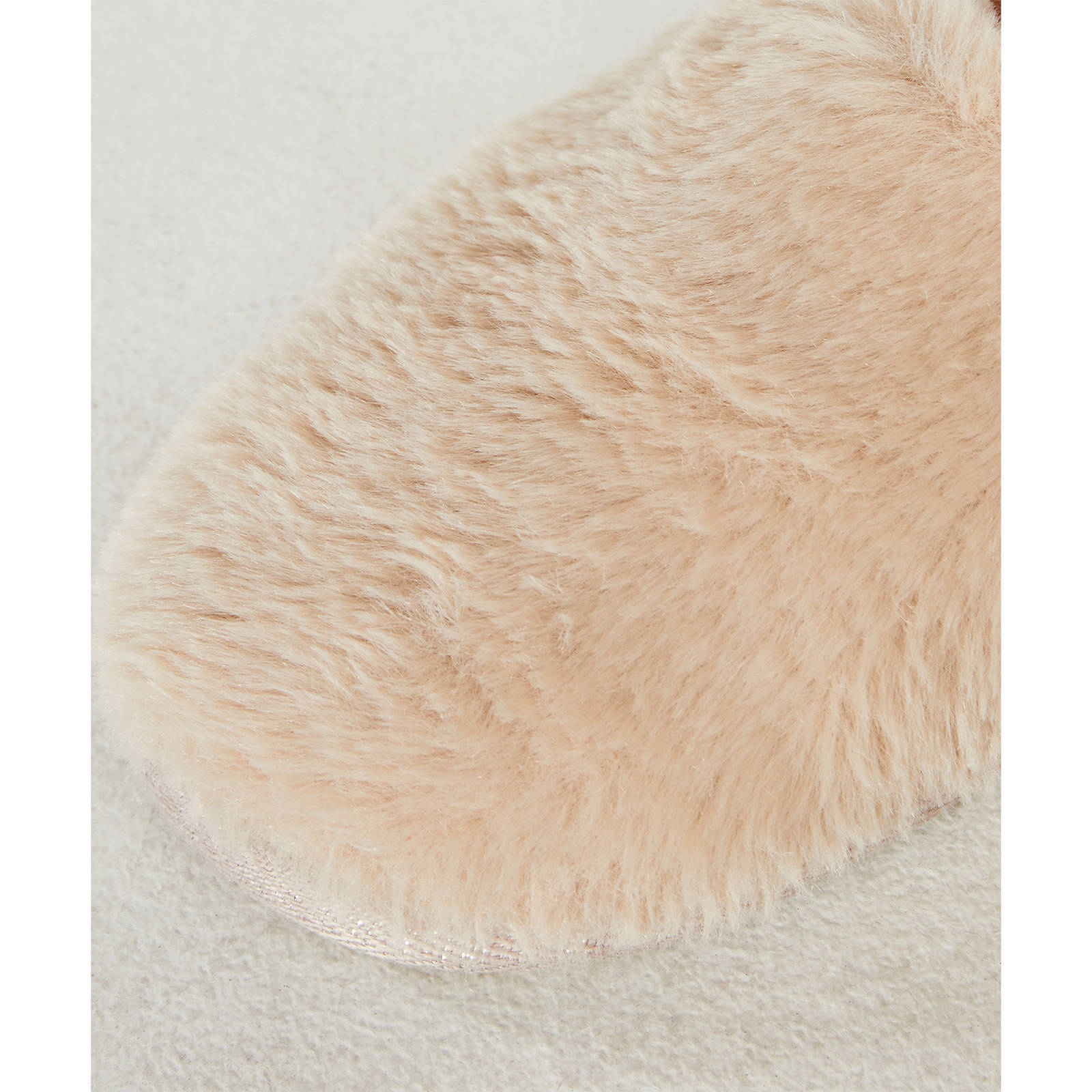 Roze pantoffels van imitatiebont - Accessoires | MANFIELD