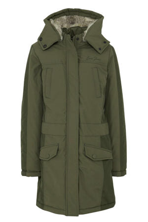 winterjas Caen army groen/donkergroen