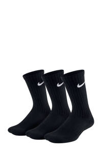 Nike   sportsokken - set van 3 zwart, Zwart