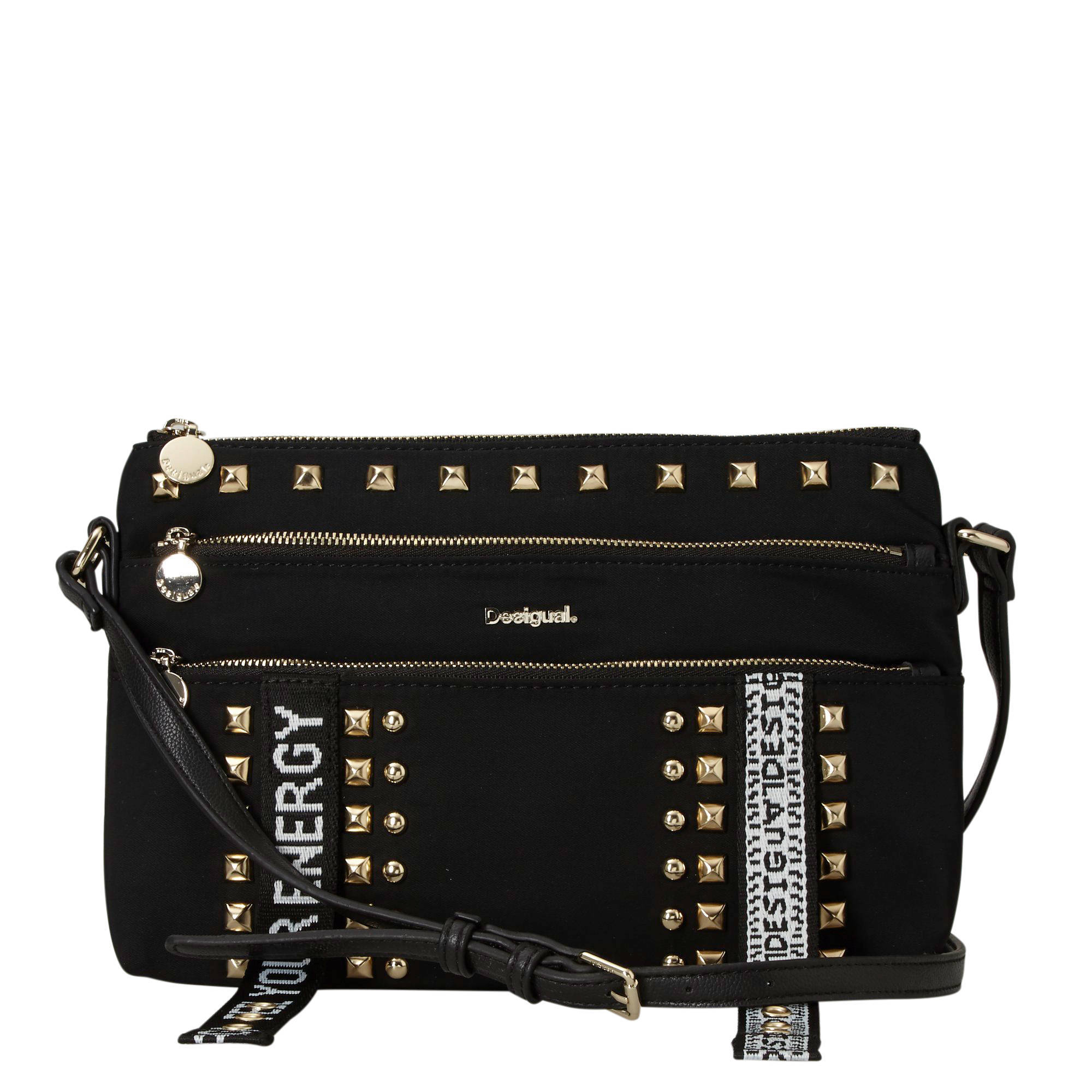 crossbody tas met studs