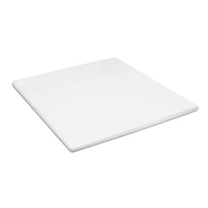 katoenen hoeslaken topper - wit