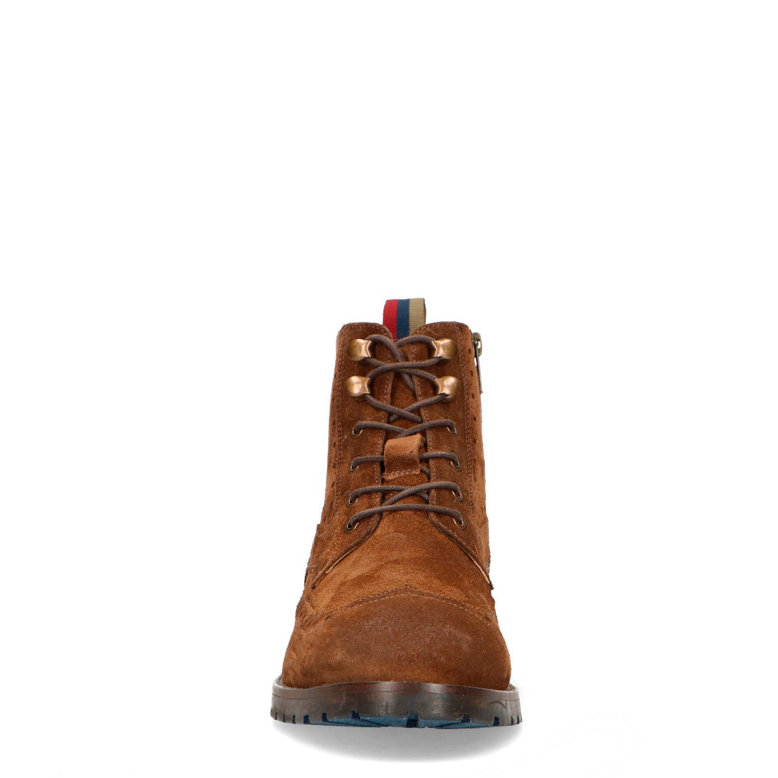 Manfield suède veterboots bruin | wehkamp Bruine veterboots van suède Heren | MANFIELD