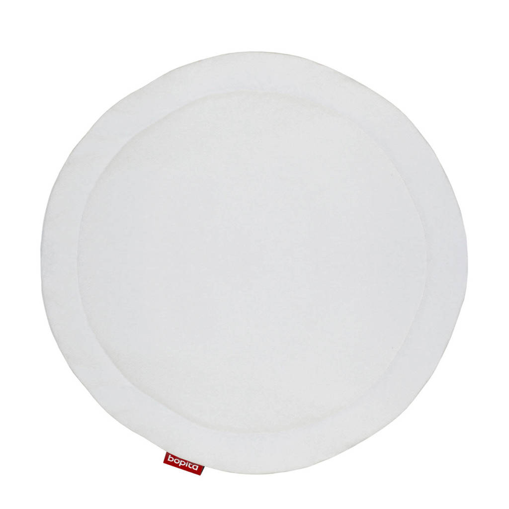 Bopita boxkleed rondo jersey wit Ø 95 cm, Wit