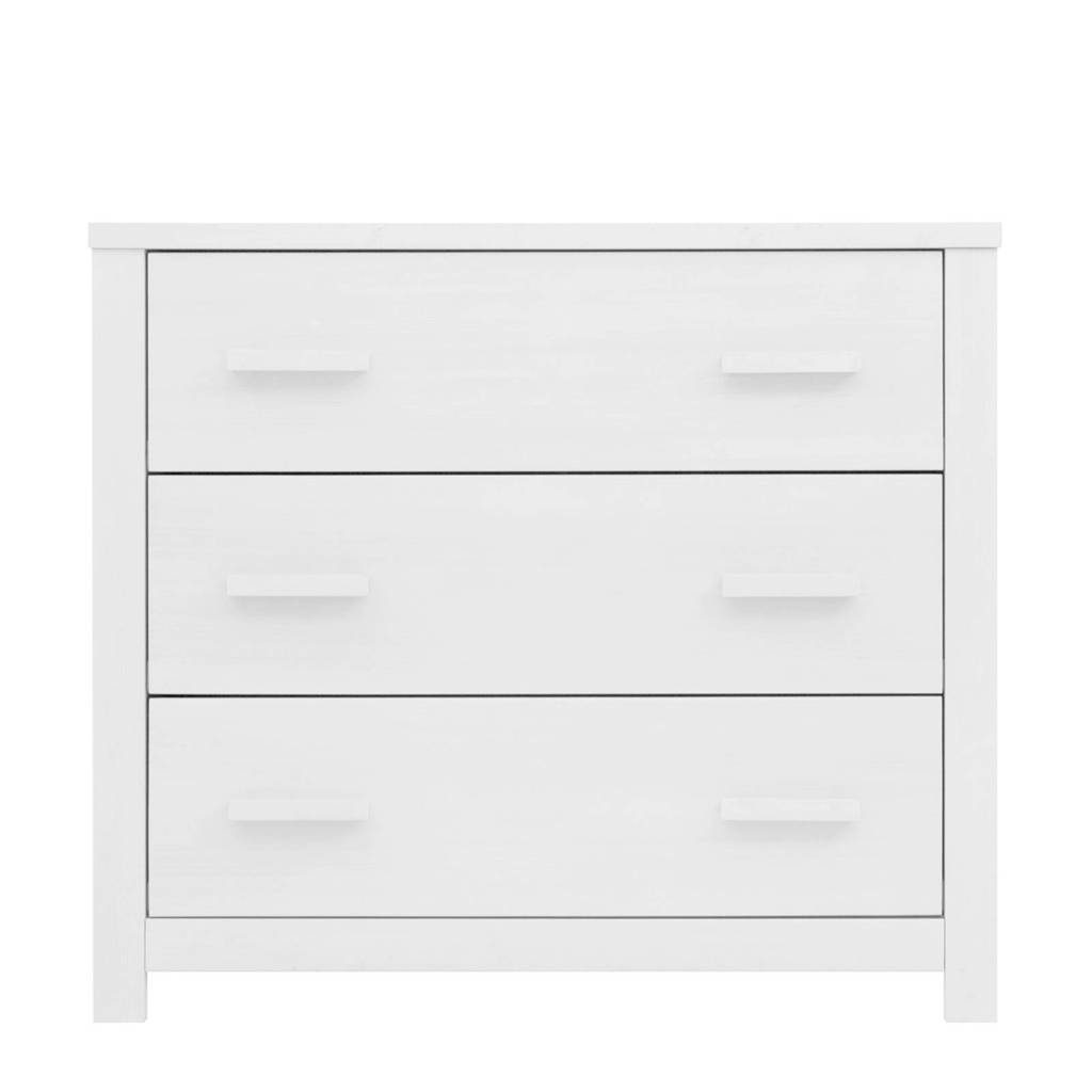 Bopita commode basic wood white wash, White wash
