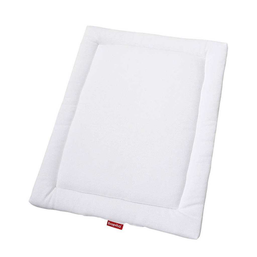 Bopita boxkleed jersey 95x75 cm, Wit