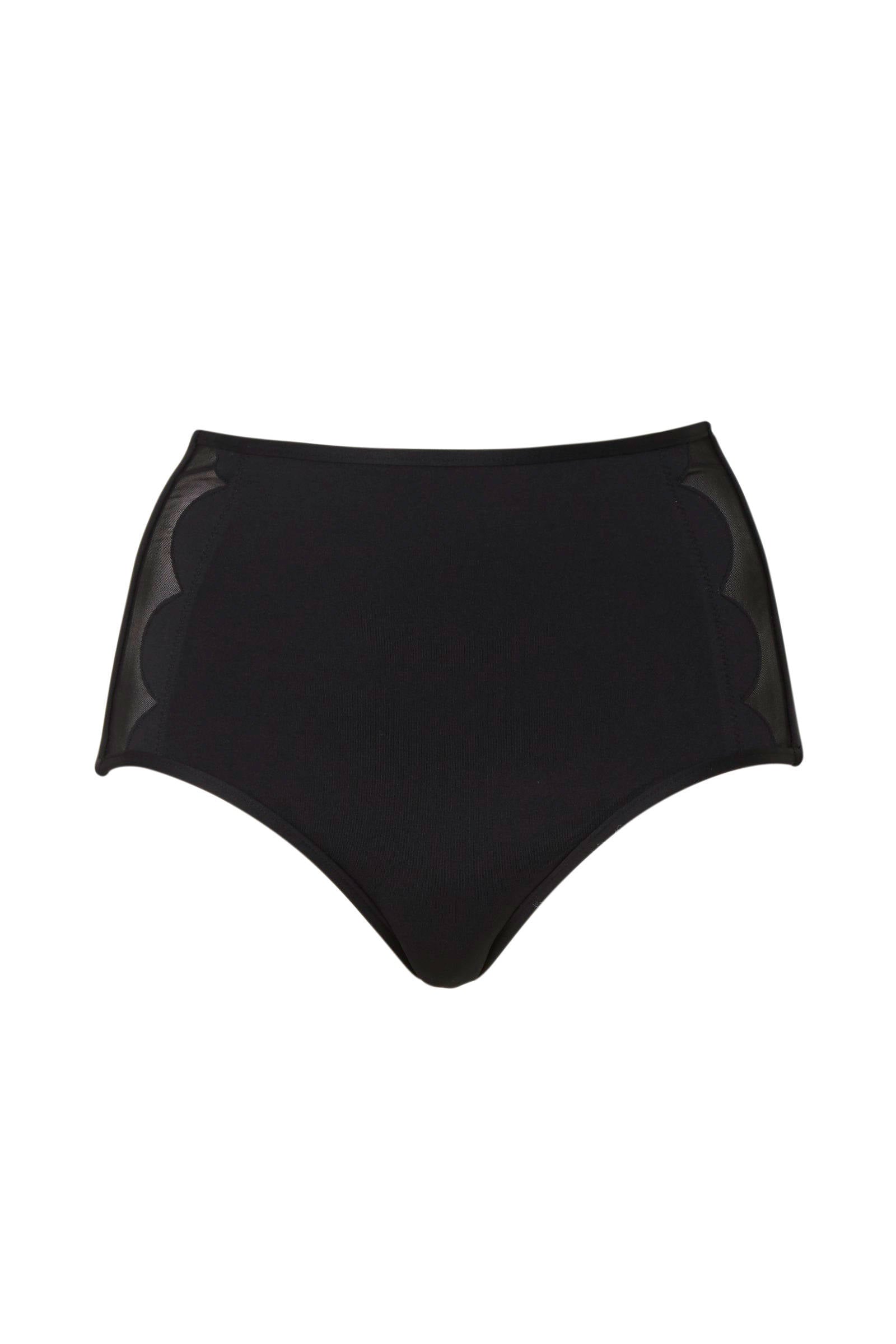 Seafolly high waist bikinibroekje zwart