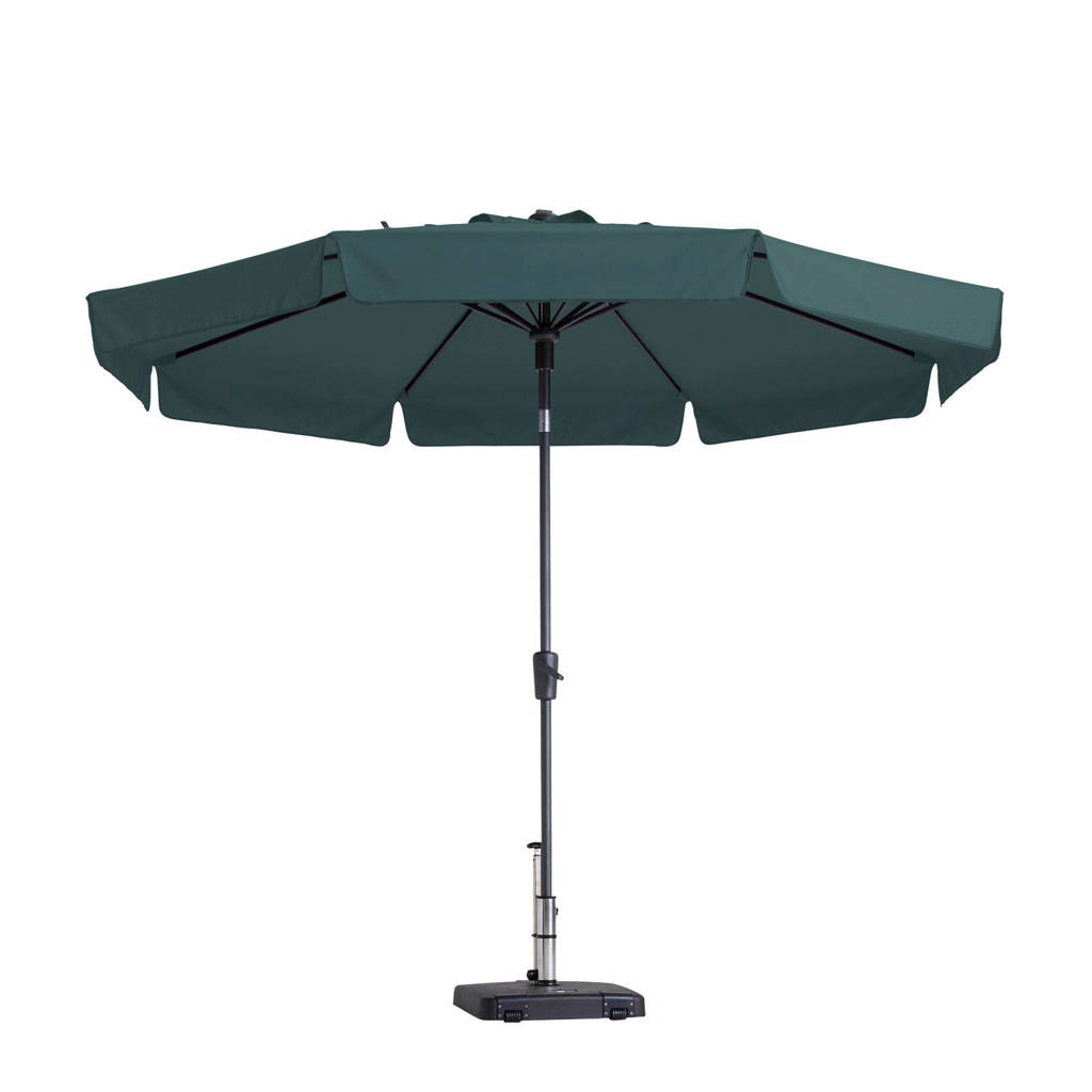Madison parasol Flores luxe (ø300 cm), Donkergroen