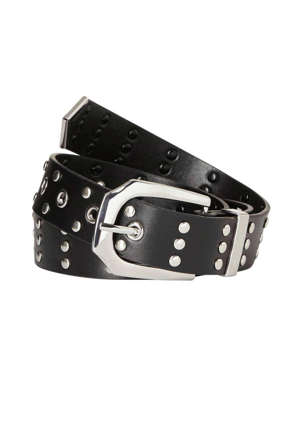NIK&NIK riem met studs zwart, Zwart