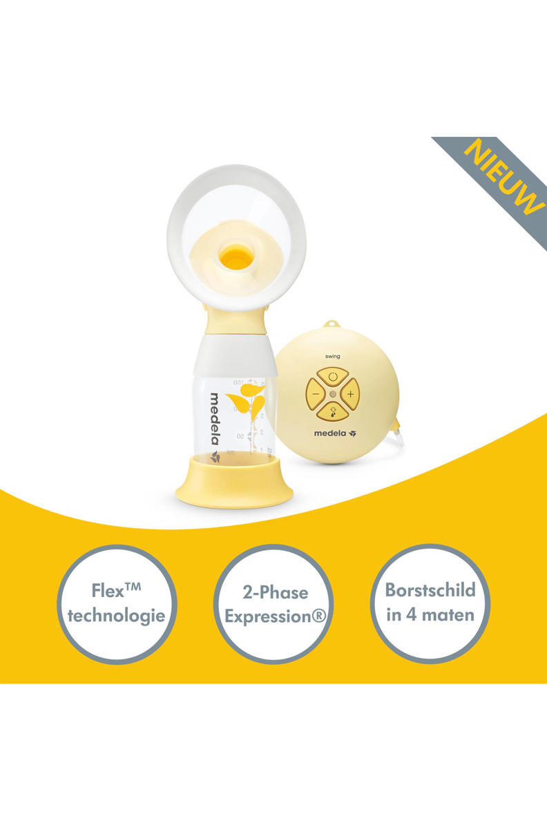 Medela Swing Flex enkele elektrische borstkolf wehkamp
