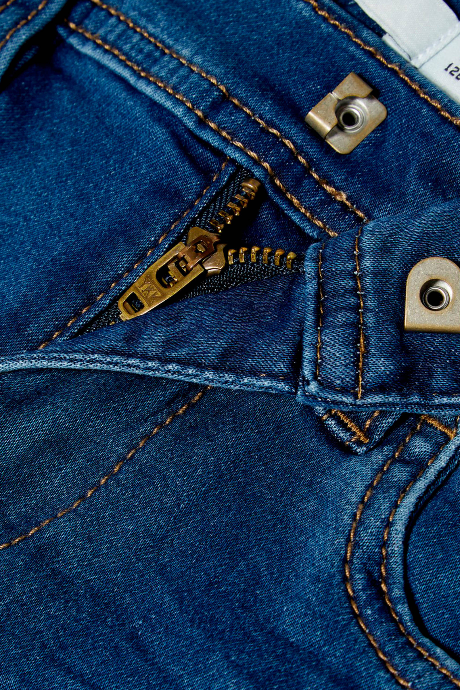 NAME IT KIDS slim fit jeans NKMTHEO dark blue denim | wehkamp