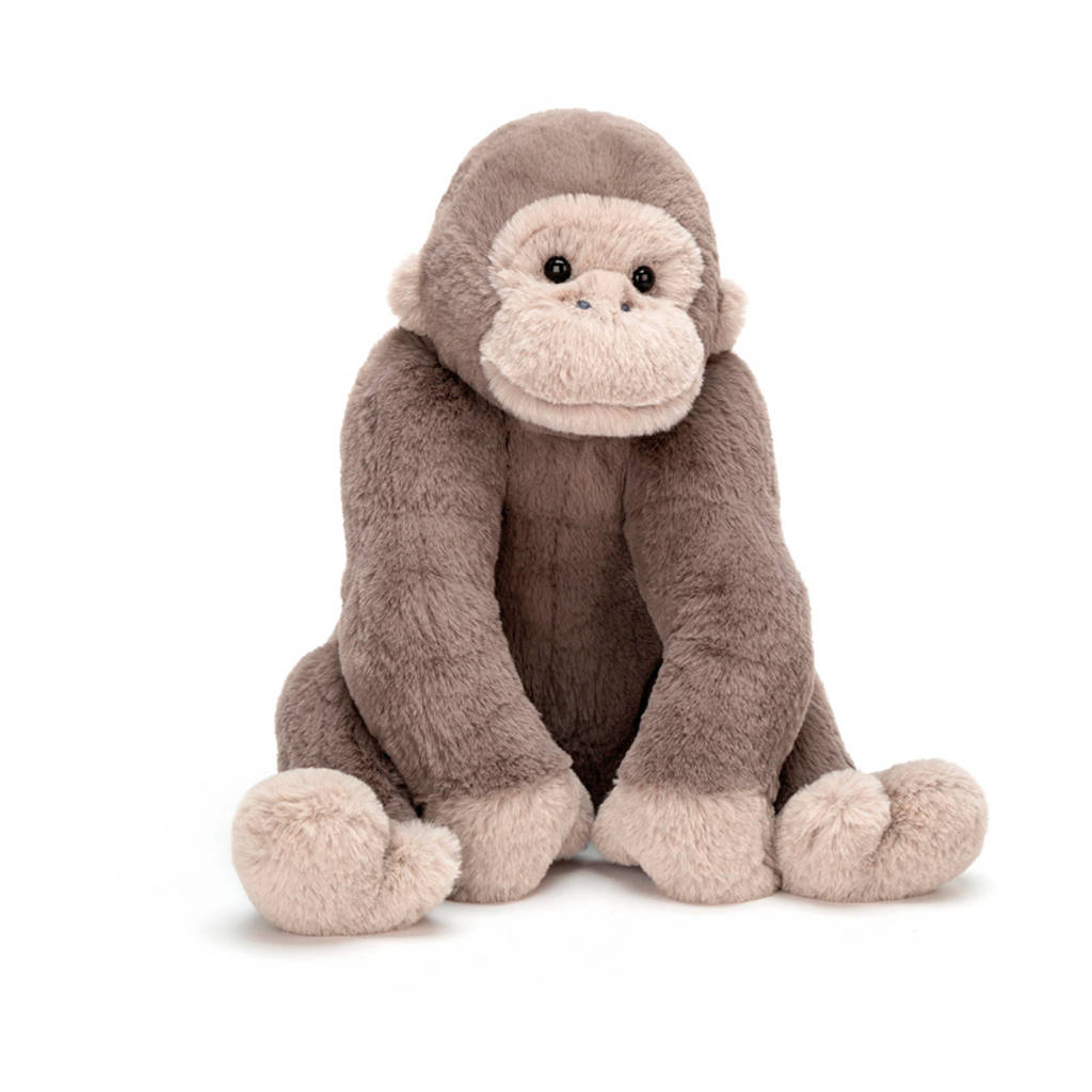 Jellycat Gregory Gorilla Medium knuffel 26 cm, Bruin
