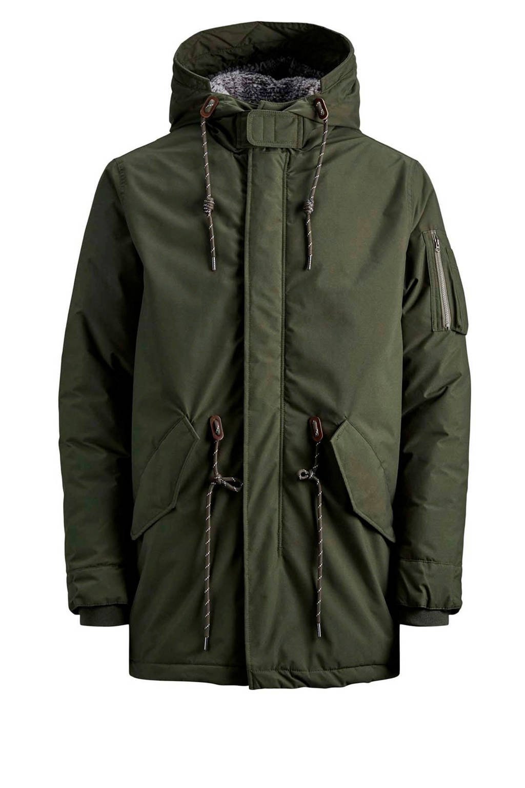 JACK & JONES ORIGINALS parka groen, Groen