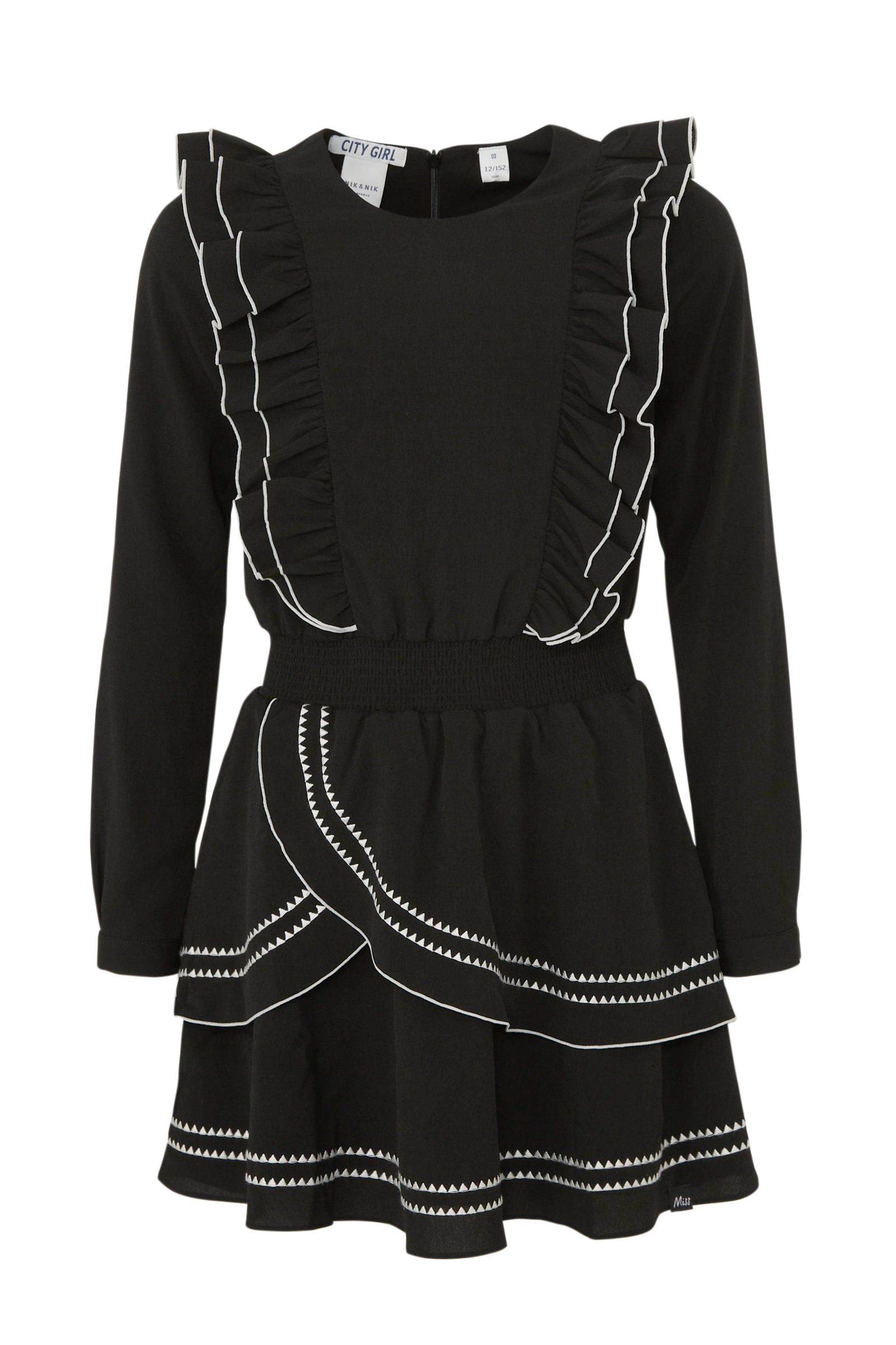 nik en nik jurk zwart