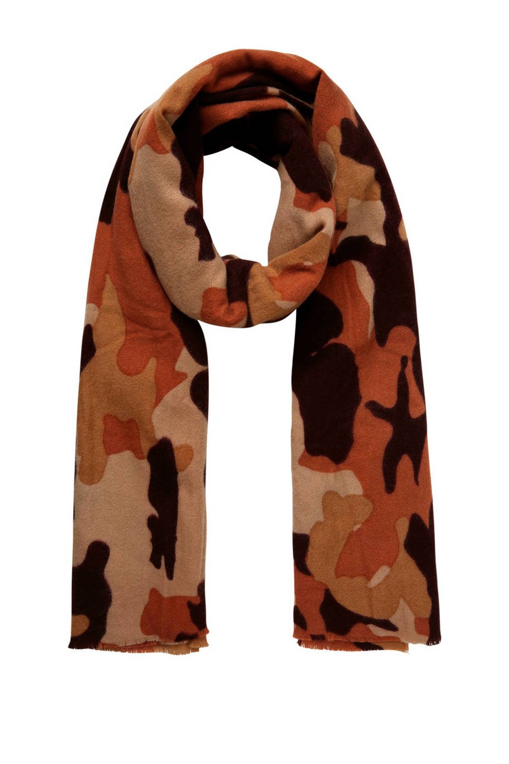 PIECES sjaal bruin, Bruin