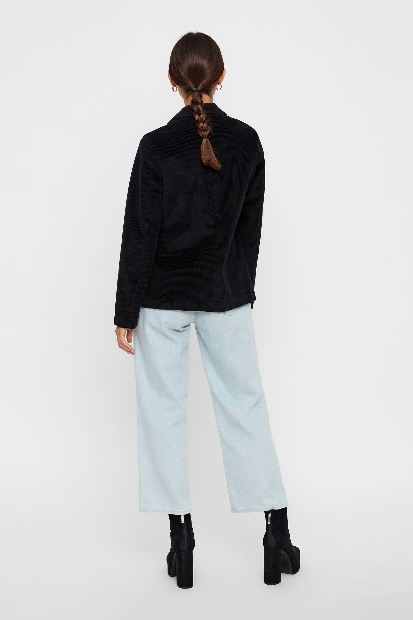 corduroy blazer zwart corduroy blazer zwart