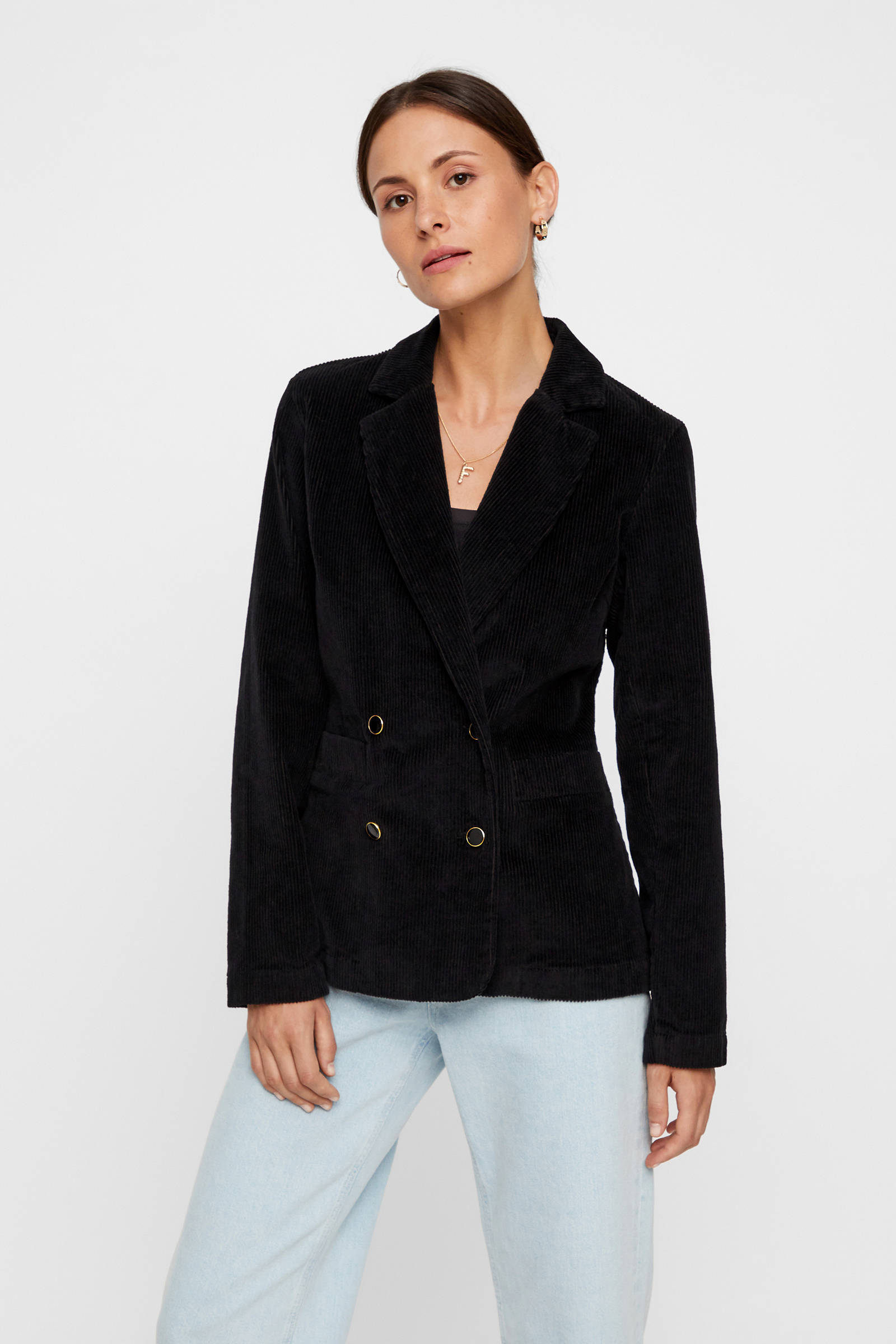 PIECES corduroy blazer zwart | wehkamp PIECES corduroy blazer zwart | wehkamp