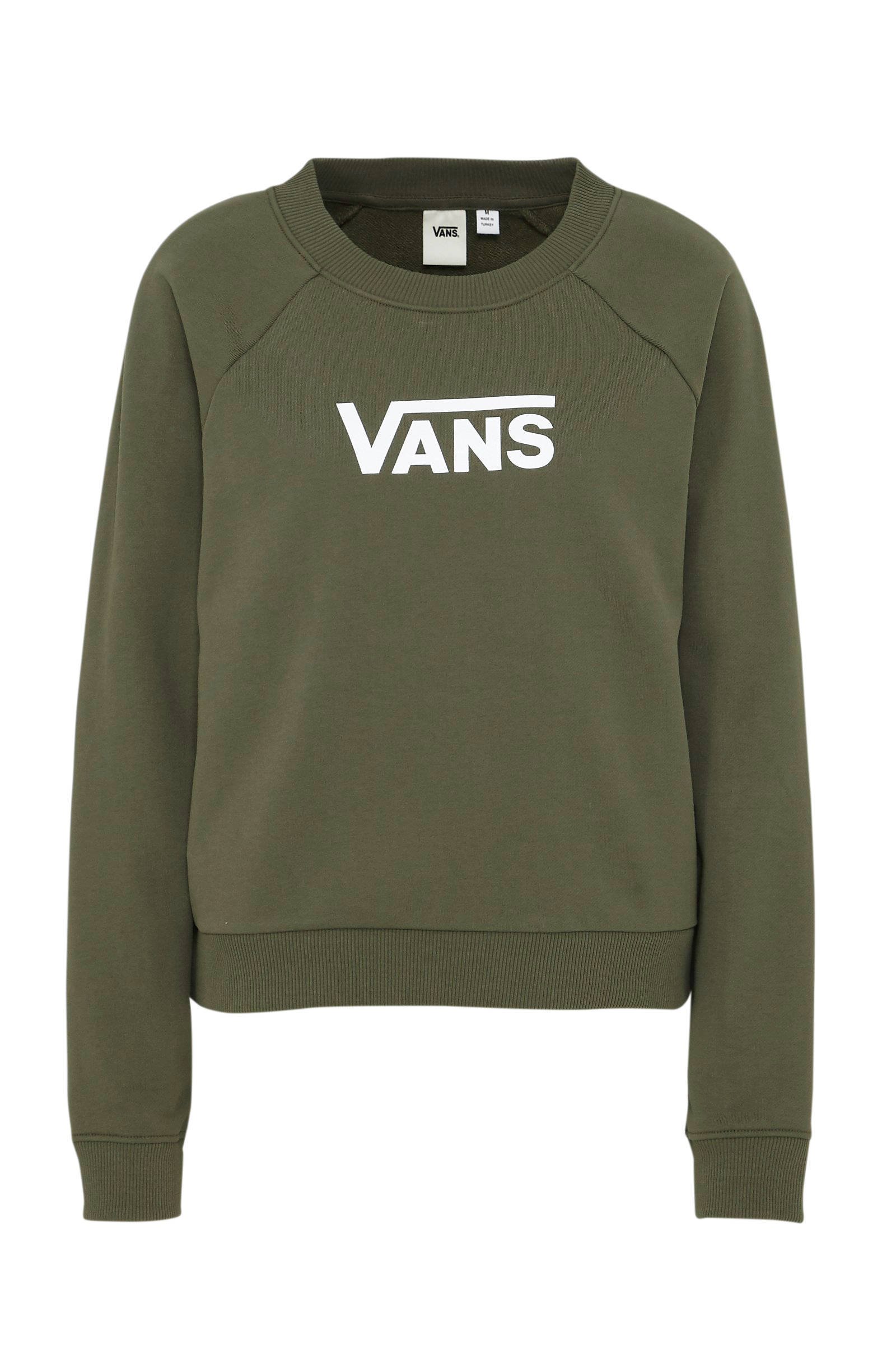 VANS sweater kakigroen | wehkamp VANS sweater groen | wehkamp