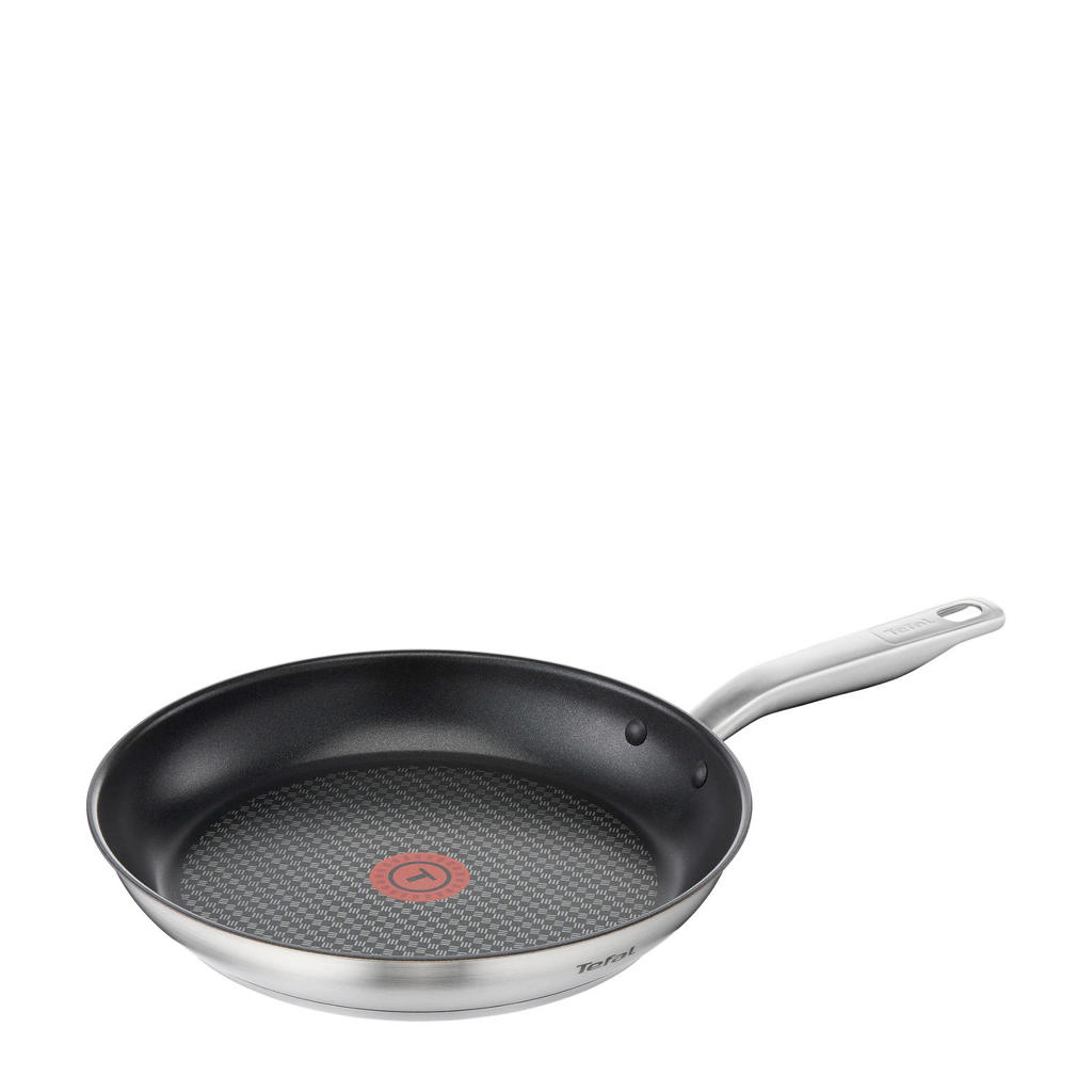 Tefal roestvrijstalen koekenpan Ø 30 cm - zilver