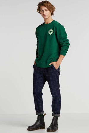 sweater met printopdruk groen