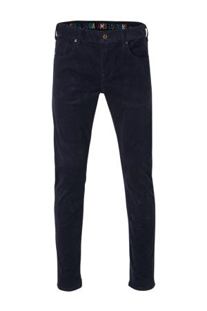 slim fit broek marine