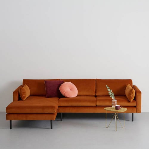 NOUS Living hoekbank links Adam - Terracotta