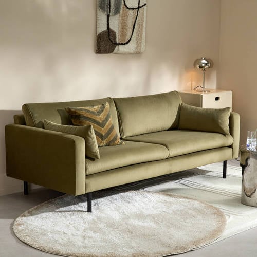 NOUS Living 3-zitsbank Adam - Kaki