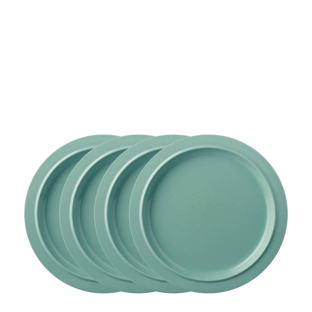 Mepal Basic ontbijtbord (Ø22 cm) (set van 4), Groen