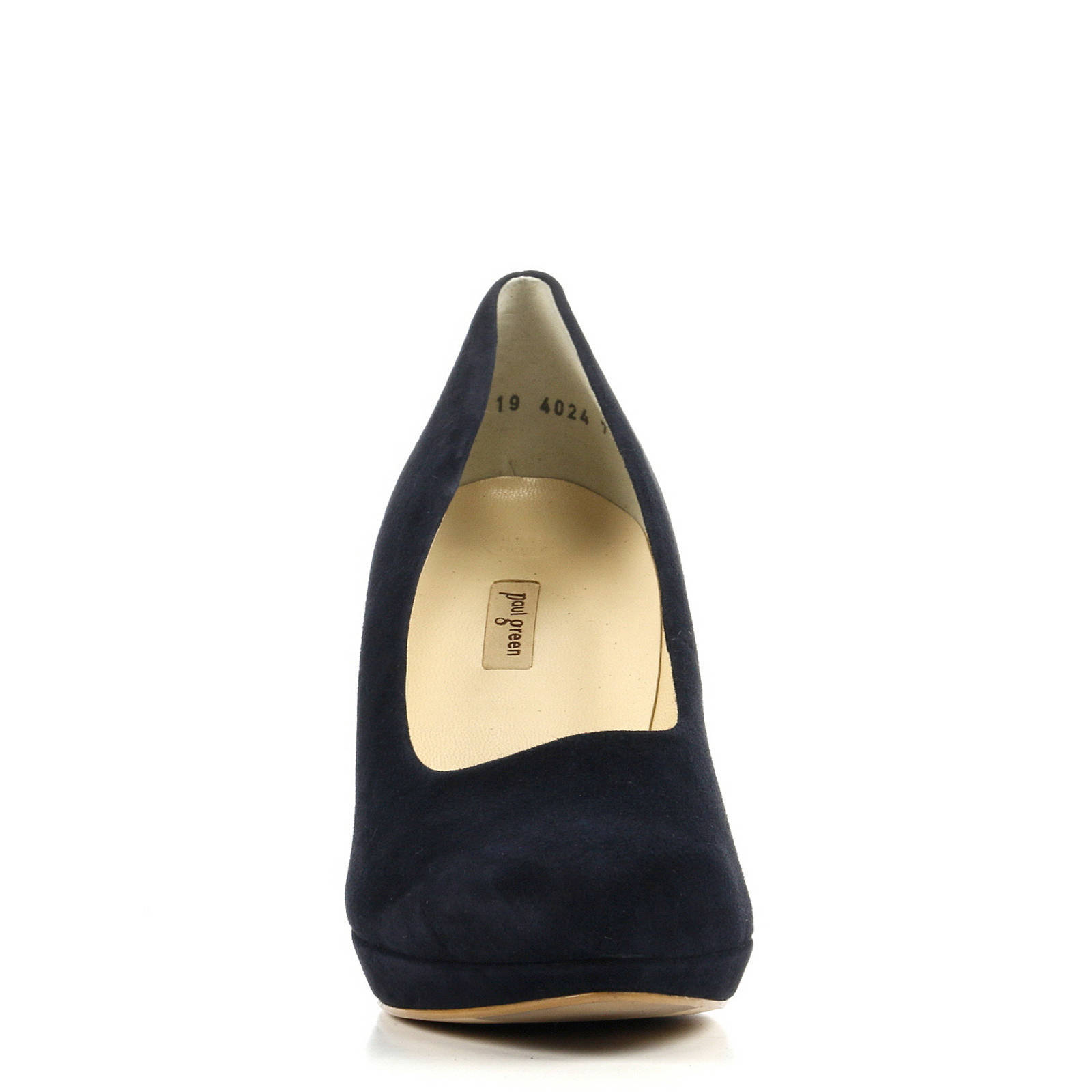 Paul Green 2634 suède pumps donkerblauw | wehkamp