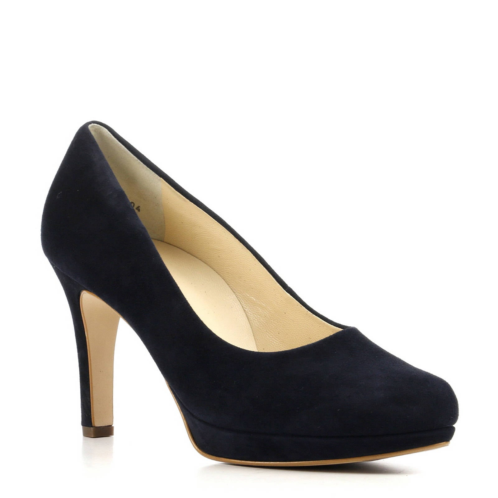 Paul Green 2634 suède pumps donkerblauw | wehkamp