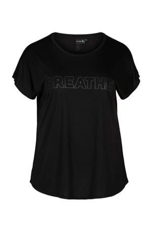 sport T-shirt zwart