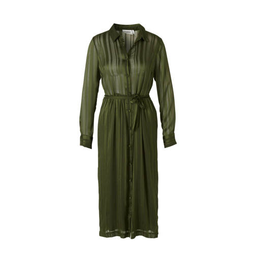 Another Label semi transparante blousejurk met glitters groen Another Label semi transparante blousejurk met glitters groen
