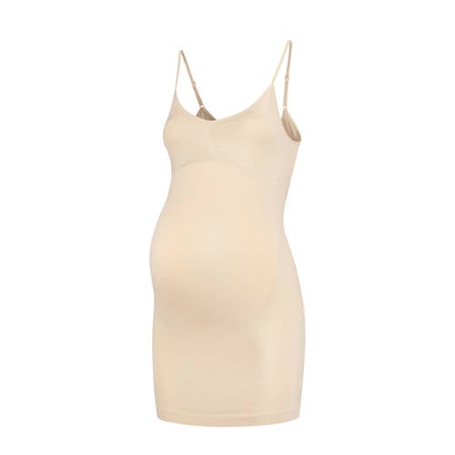 Mamsy zwangerschapsonderjurk beige afbeelding