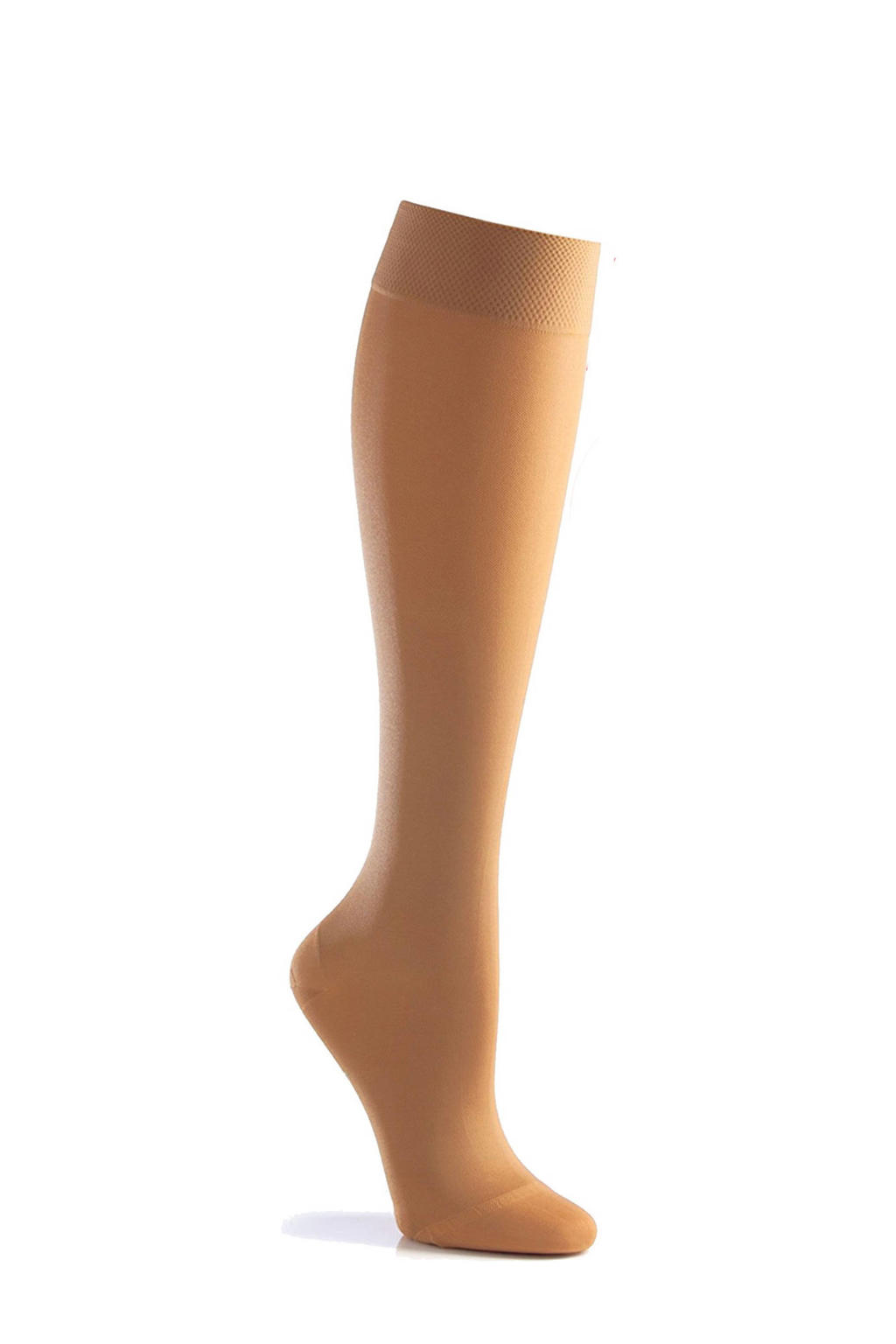 Mamsy ondersteunende kniekousen 70 denier beige