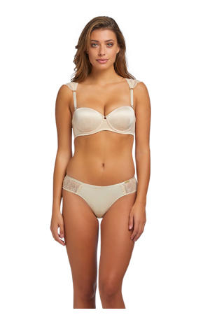 voorgevormde beugelbh Stardust met kant champagne