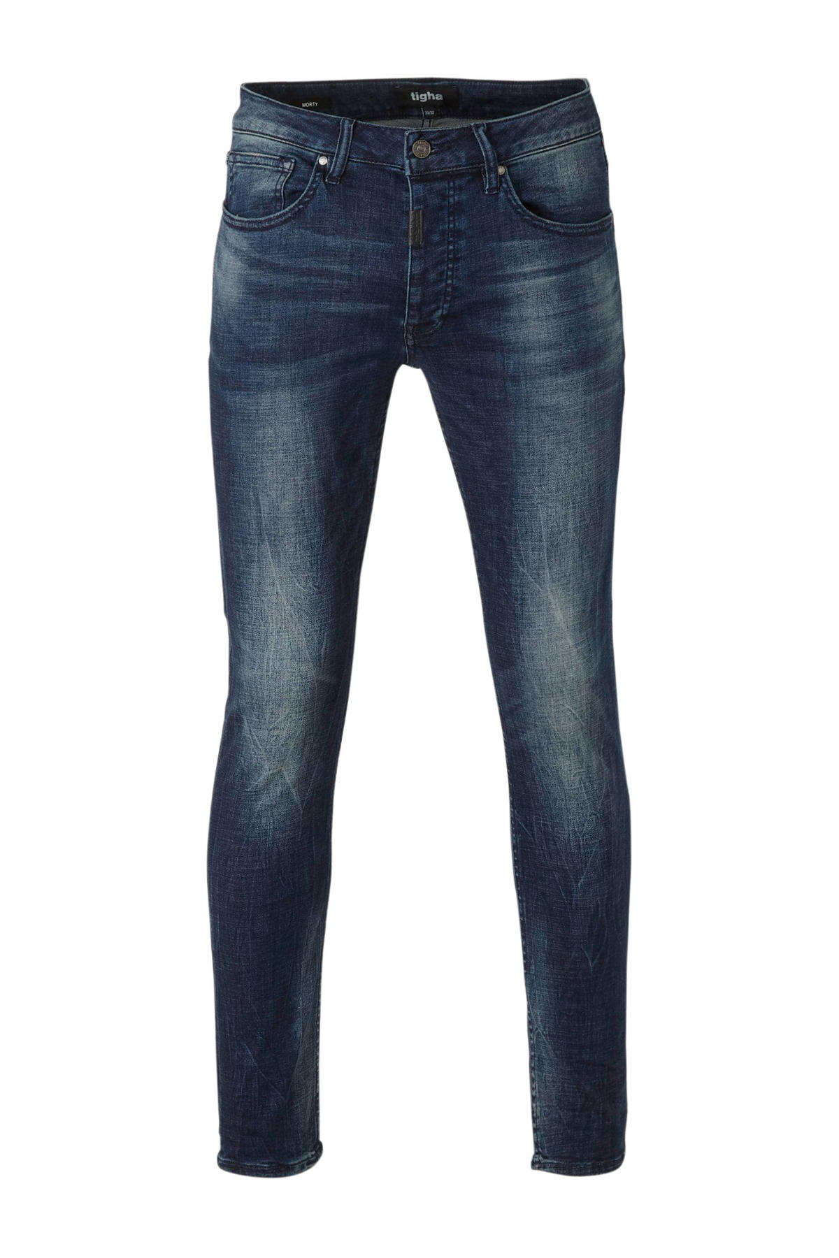 Ellende Zwerver Riet Tigha slim fit jeans Morty 522 mid blue | wehkamp
