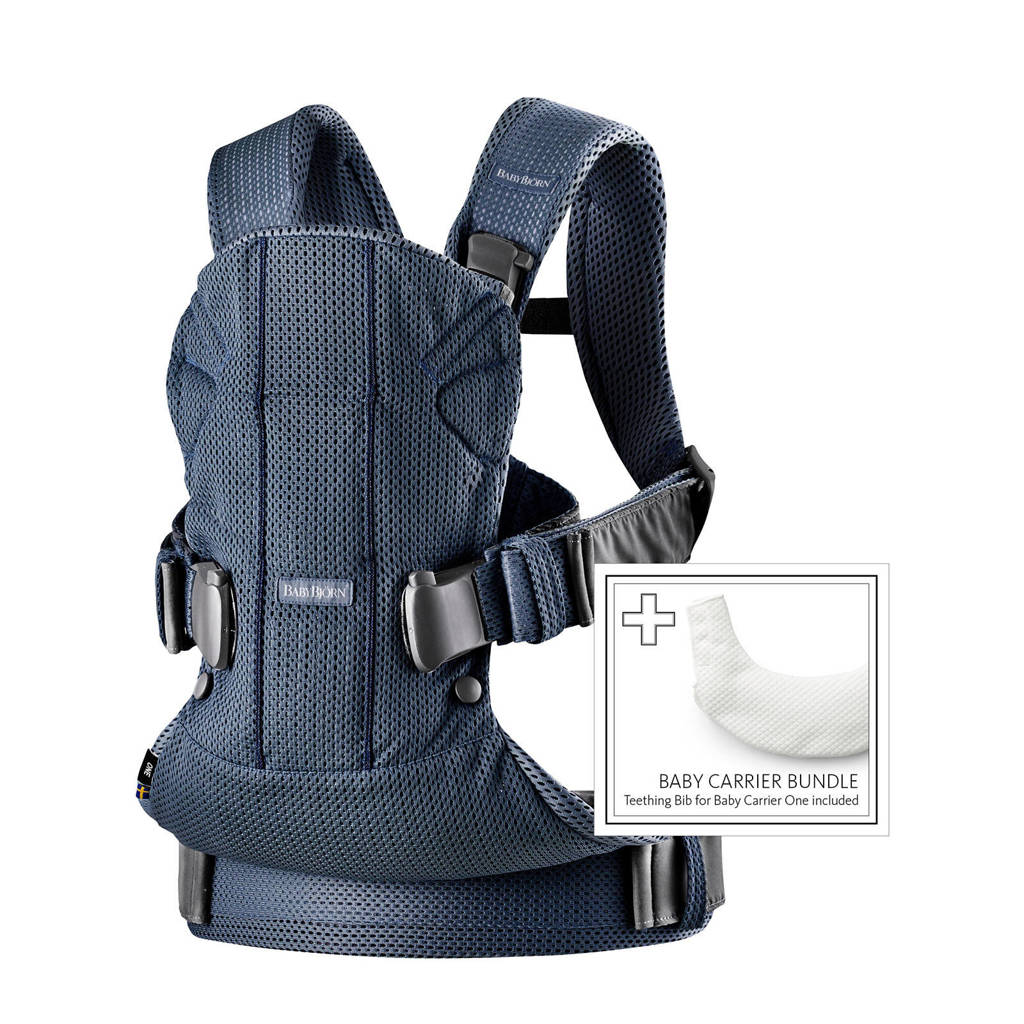 BabyBjörn One Air draagzak bundel marineblauw, Marineblauw