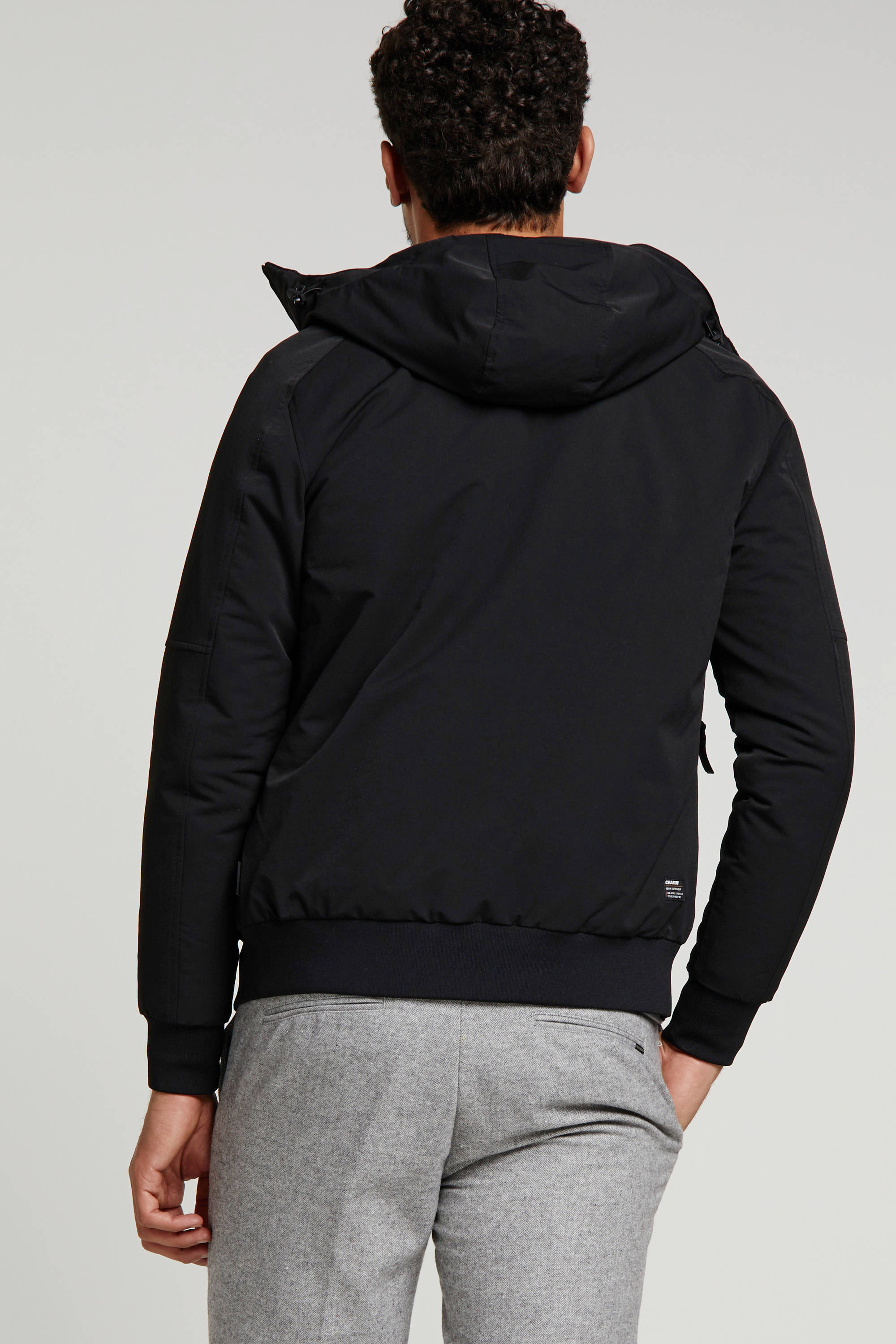 Chasin' winterjas met printopdruk zwart | wehkamp Chasin' winterjas donkerblauw | wehkamp