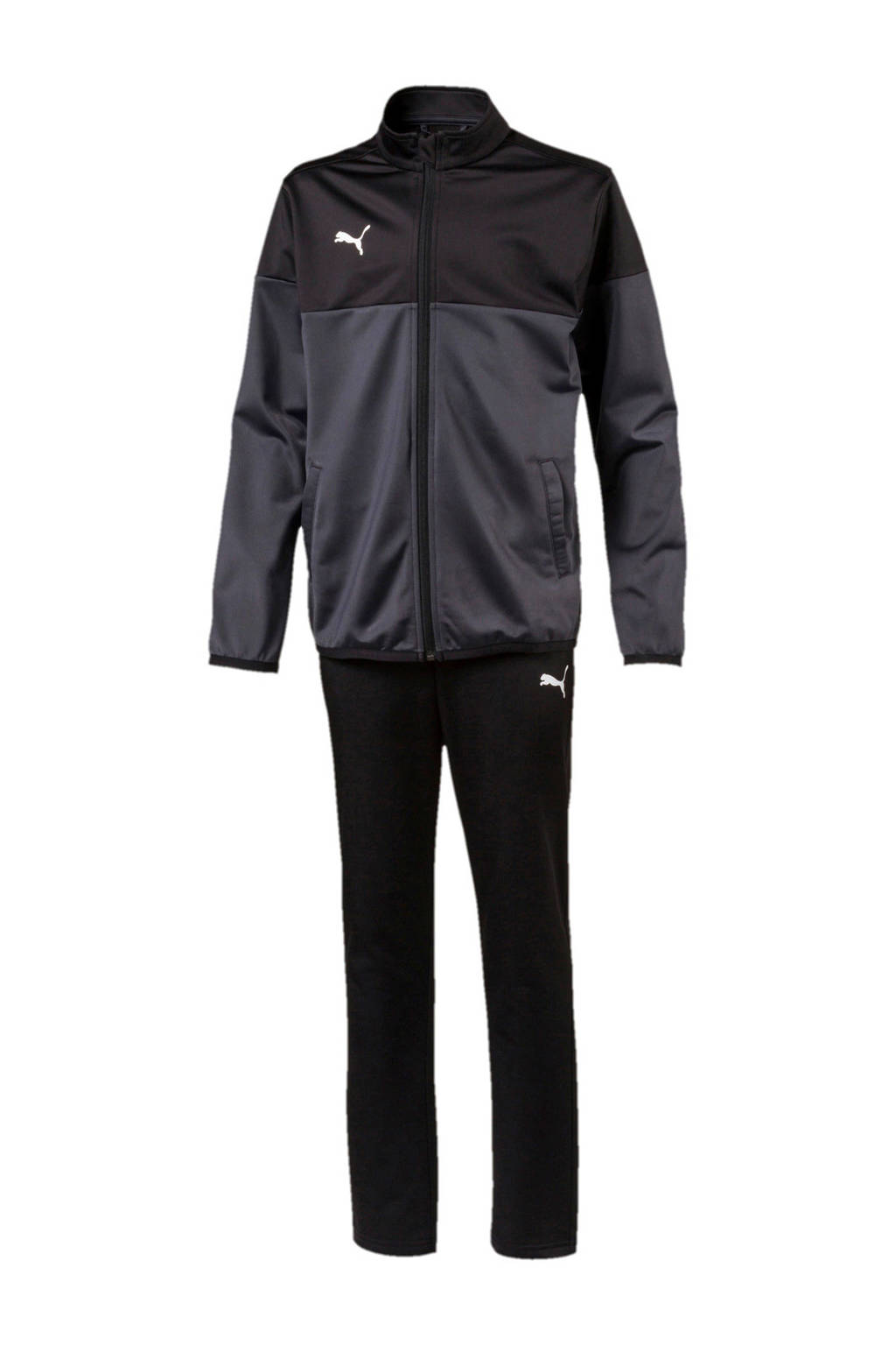 Puma trainingspak antraciet/zwart, Antraciet/zwart
