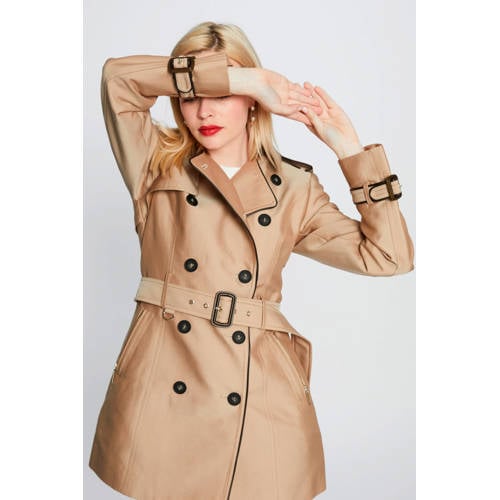Morgan trenchcoat tussen beige afbeelding