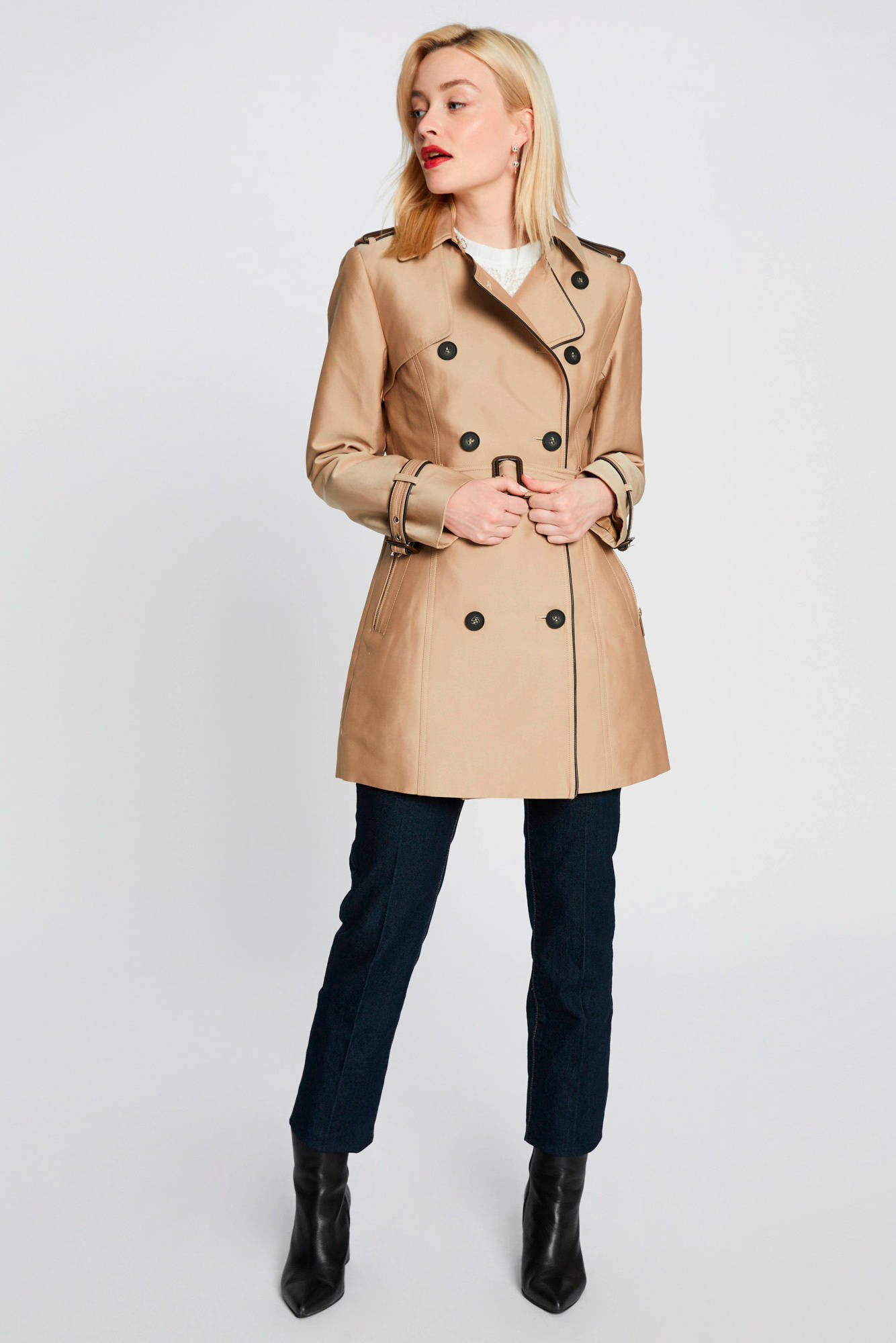 morgan trenchcoat beige