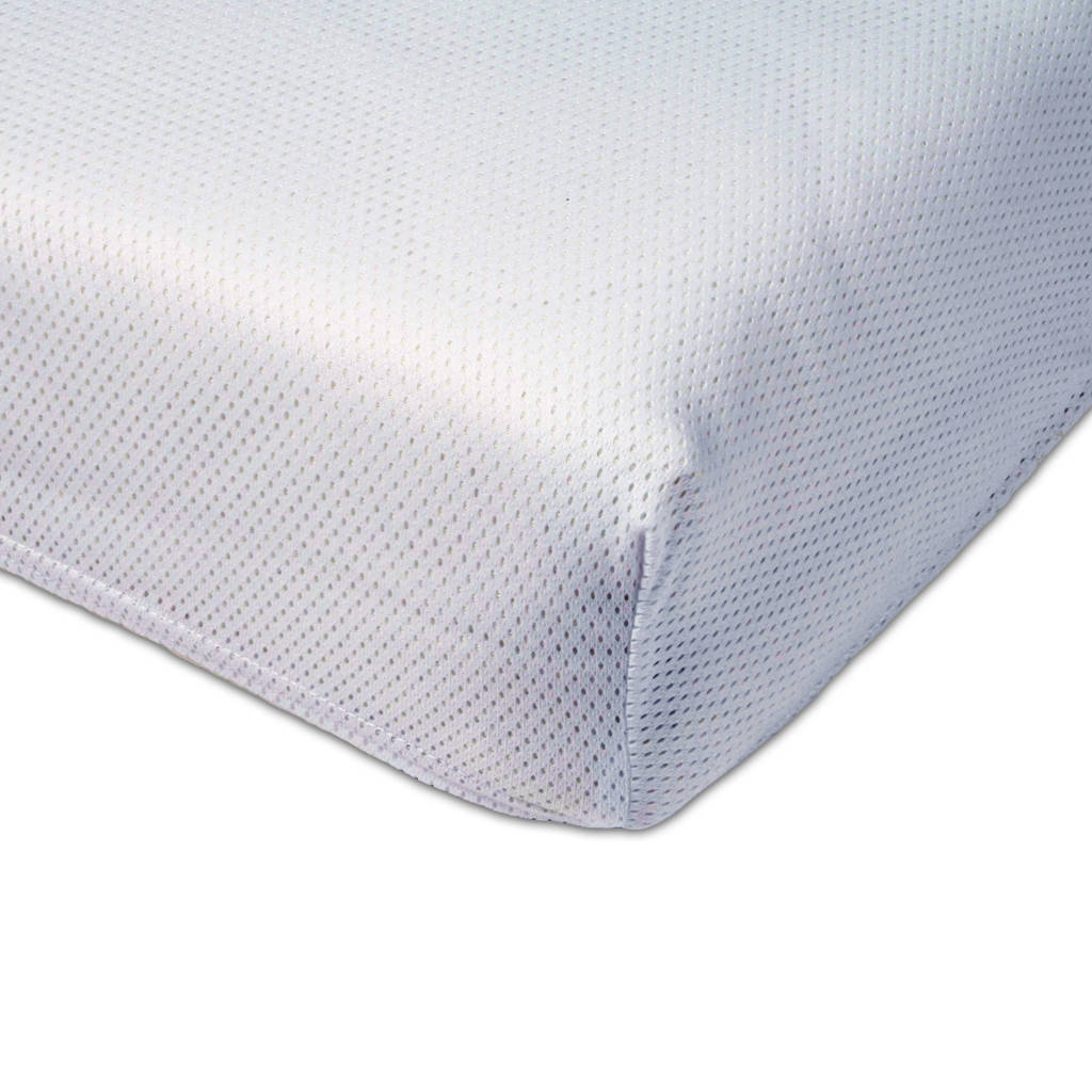 ABZ polyester Airgosafe baby hoeslaken 60x120duo Wit
