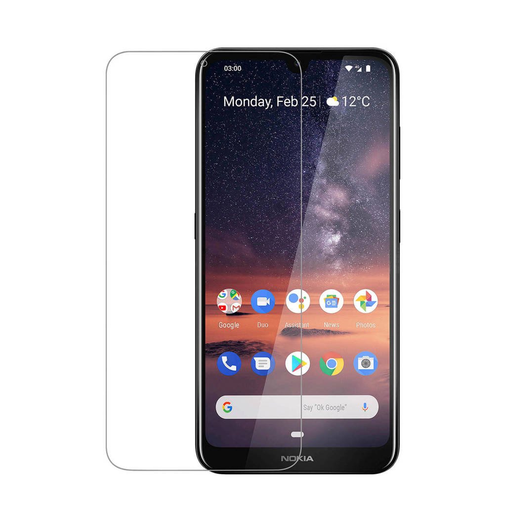 Azuri Nokia 3.2 screenprotector, Transparant