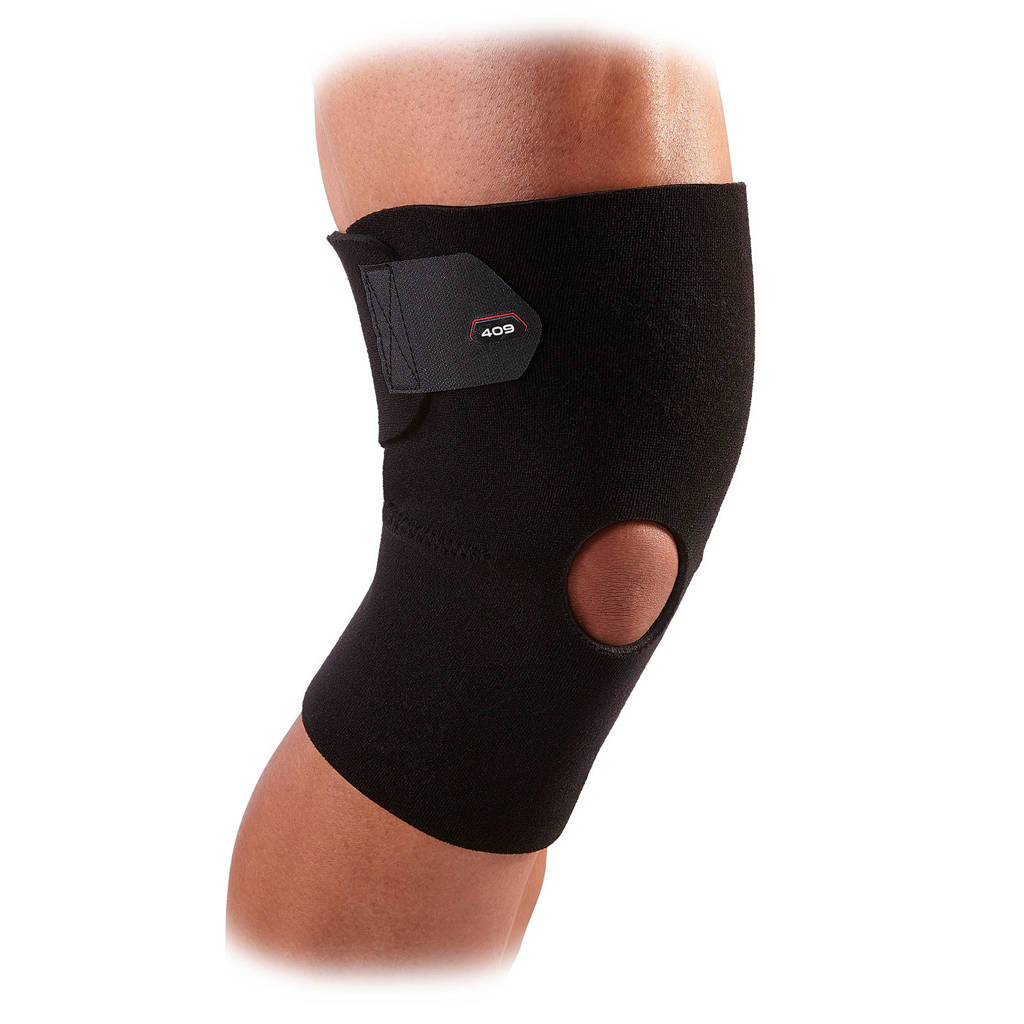 MC David kniebandage Wrap Adjustable met open Patella