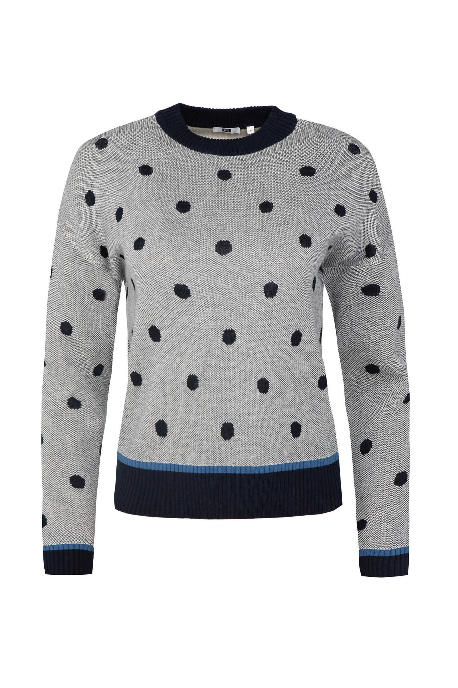 WE Fashion gebreide trui met stippen blauw | wehkamp Dames gebreide trui | 94806496 WE Fashion