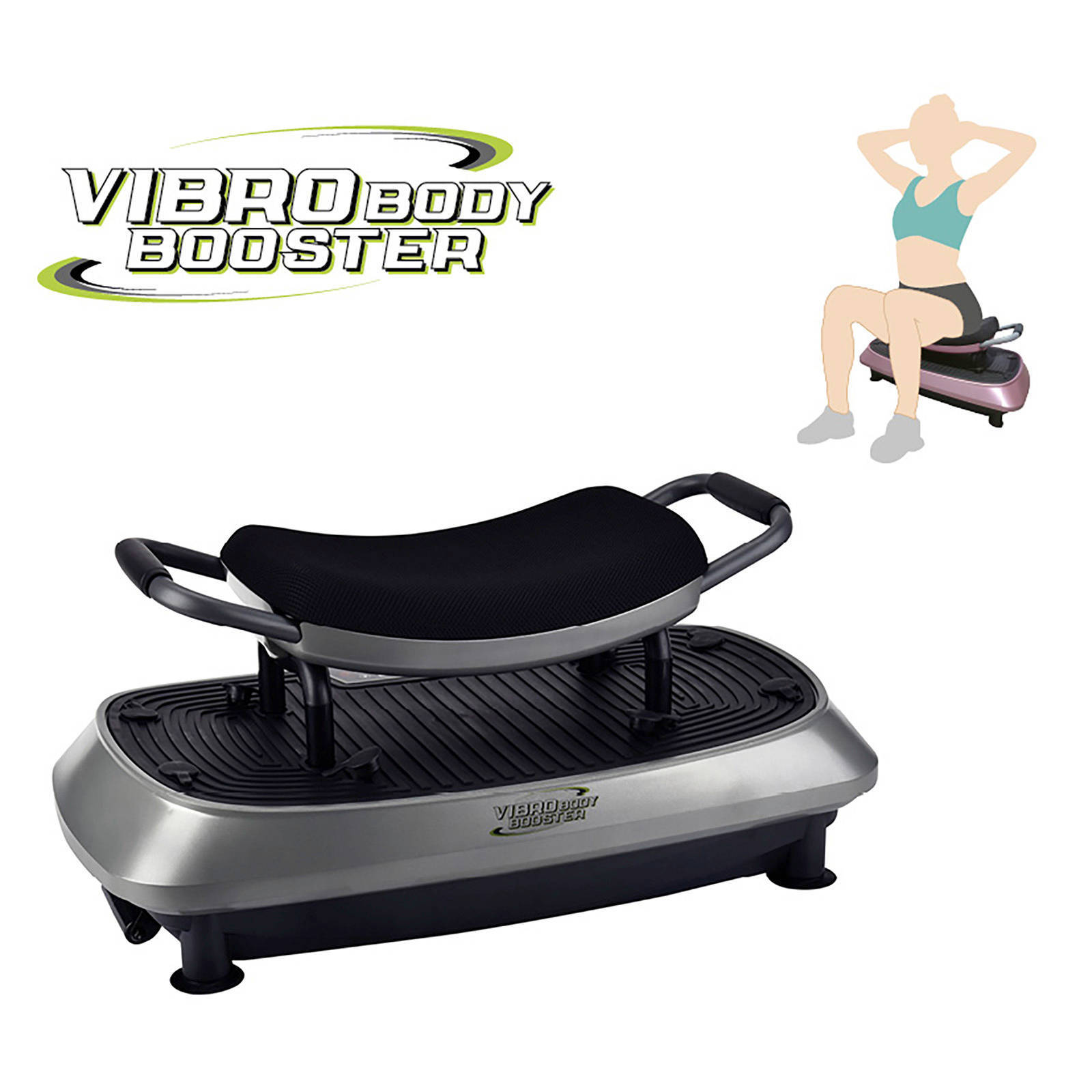 Vibro Body Booster 3in1 Fit Plate trilplaat met trainingsstoel wehkamp