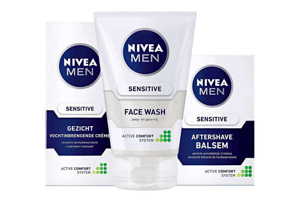 NIVEA Sensitive Face Care Man geschenkset