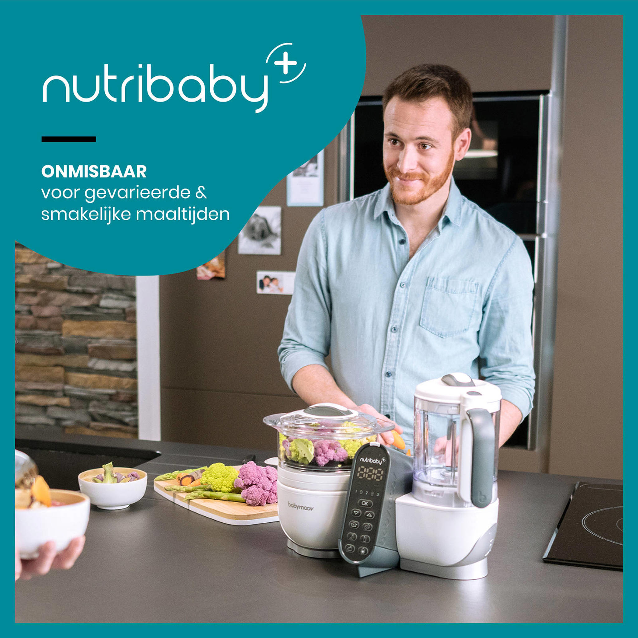 Babymoov Nutribaby(+) stoomkoker en blender loft white wehkamp